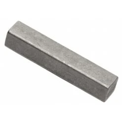 Undersized Machine Key, Square End, Steel, Plain, 25 Mm L, 8 Mm Sq