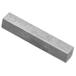 Undersized Machine Key, Square End, Stainless Steel, Plain, 1 In L, 5/32 In Sq