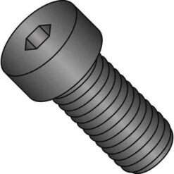 3/8"-16 Socket Head Cap Screw, Black Oxide Alloy Steel, 1 In L, 100 PK