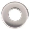 Flat Washer, Fits Bolt Size #10 , Stainless Steel Plain Finish, 25 PK