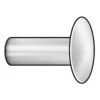 Semi-Tubular Rivet, Truss Head, 3/16 In Dia., 1/2 In L, Aluminum Body, 100 PK -3M Shop Z 30B fo5oy 3