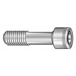 7/16"-14 Socket Head Cap Screw, Plain Stainless Steel, 2 In L