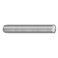 Fully Threaded Stud, 1-1/4"-8, 5 In, Steel, Grade B7, Black Oxide Finish, 4 PK