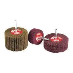 Satin Flap Brush Mount, A/O Fine, 3x2x1/4