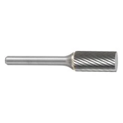 Carbide Bur, Cylinder, 1/2in, Shank 1/4in
