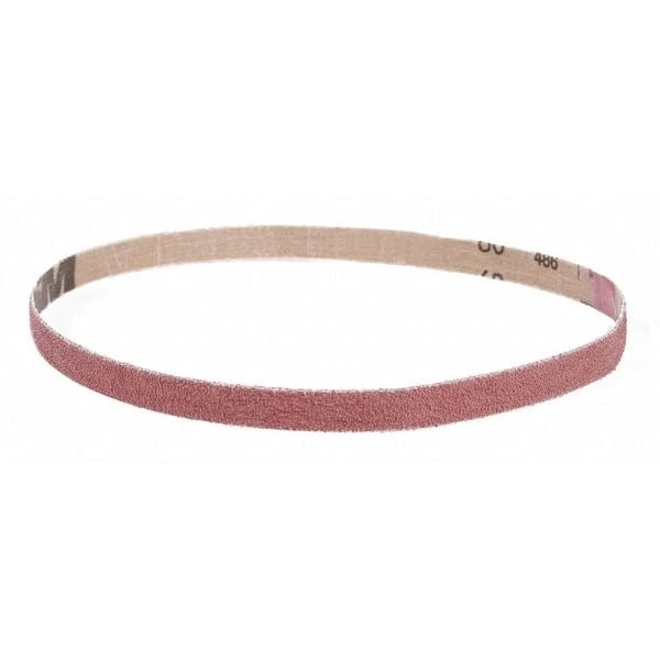 Abrasive Belt, 100 Grit, AO, 1 X 48", PK10, Coated, 1" W, 48" L, 100 Grit, Fine, Aluminum Oxide, KK711X 1 Abrasive Belt, 100 Grit, AO, 1 X 48", PK10, Coated, 1" W, 48" L, 100 Grit, Fine, Aluminum Oxide, KK711X