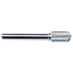 Carbide Bur, Cylindrical Ball Nose, 1/2